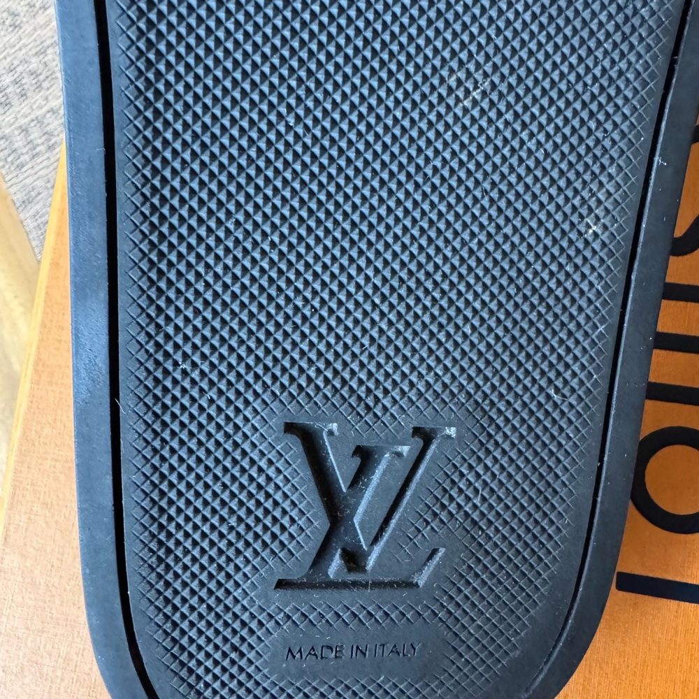 Louis Vuitton Black Slides - Picture 8 of 10